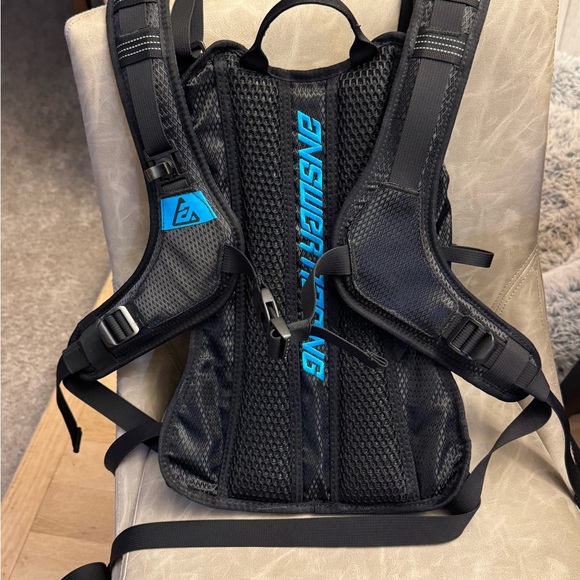 Black Men's Riding Backpack - Picture 2 of 2